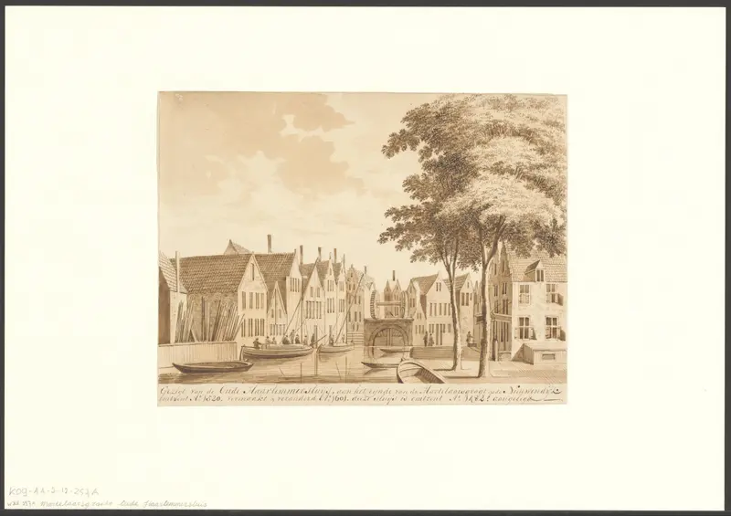 Gezicht op de Martelaarsgracht en de Oude Haarlemmersluis Wall Art by Unknown - High-Resolution Digital Print