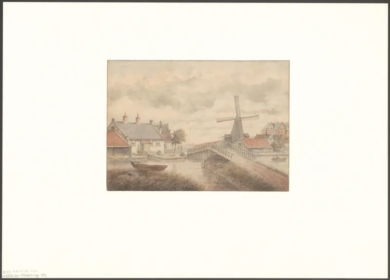 Gezicht op de Middenweg Wall Art by Albert Martin - High-Resolution Digital Print