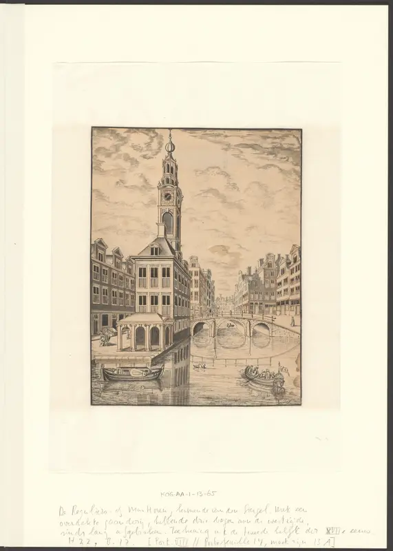 Gezicht op de Munttoren Wall Art by anonymous - High-Resolution Digital Print