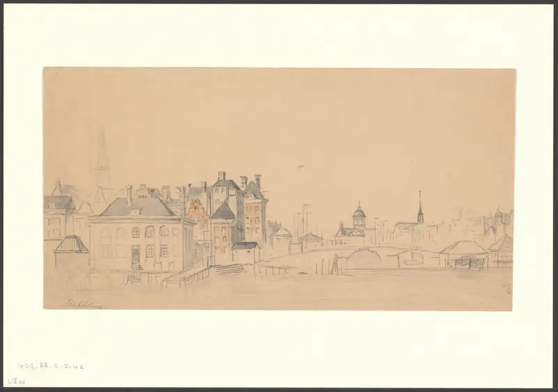 Gezicht op de Nieuwe Brug Wall Art by Unknown - High-Resolution Digital Print
