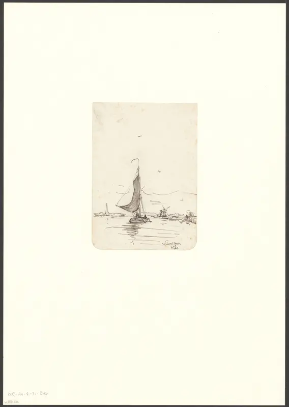 Gezicht op de Nieuwe Meer Wall Art by Unknown - High-Resolution Digital Print