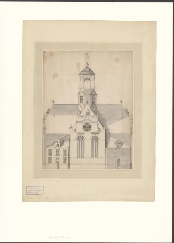 Gezicht op de Noorderkerk Wall Art by anonymous - High-Resolution Digital Print