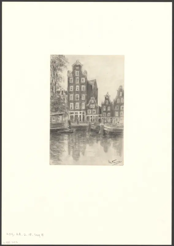 Gezicht op de Noordermarkt Wall Art by Unknown - High-Resolution Digital Print