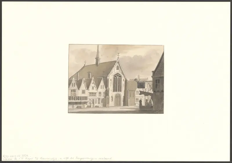 Gezicht op de Onze Lieve Vrouwekapel aan de Nieuwendijk Wall Art by Unknown - High-Resolution Digital Print