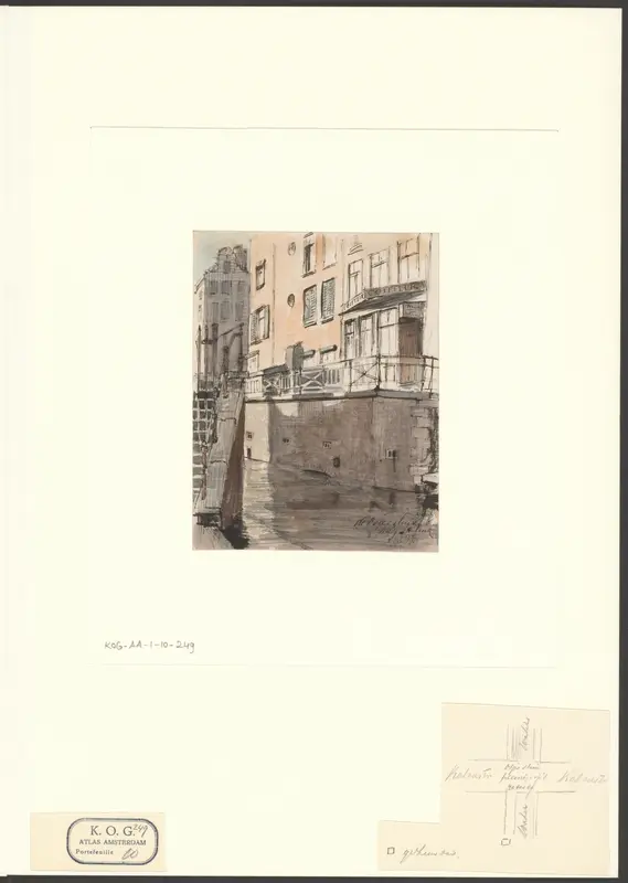 Gezicht op de Osjessluis Wall Art by Unknown - High-Resolution Digital Print