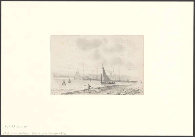 Gezicht op de Oude Houthaven en de achterzijde van de Van Diemenstraat Wall Art by Unknown - High-Resolution Digital Print