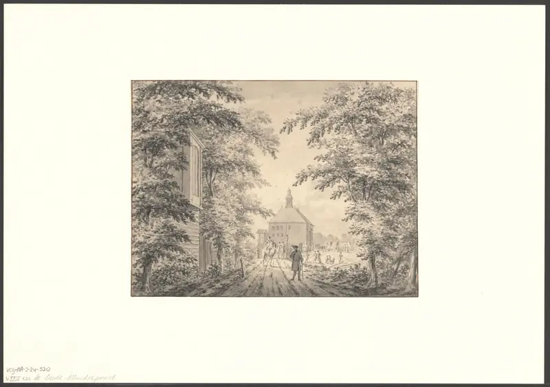 Gezicht op de oude Muiderpoort Wall Art by anonymous - High-Resolution Digital Print