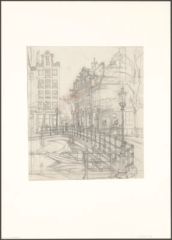 Gezicht op de Oude Spiegelstraat Wall Art by anonymous - High-Resolution Digital Print