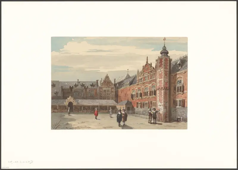 Gezicht op de Oudezijds Voorburgwal Wall Art by Unknown - High-Resolution Digital Print