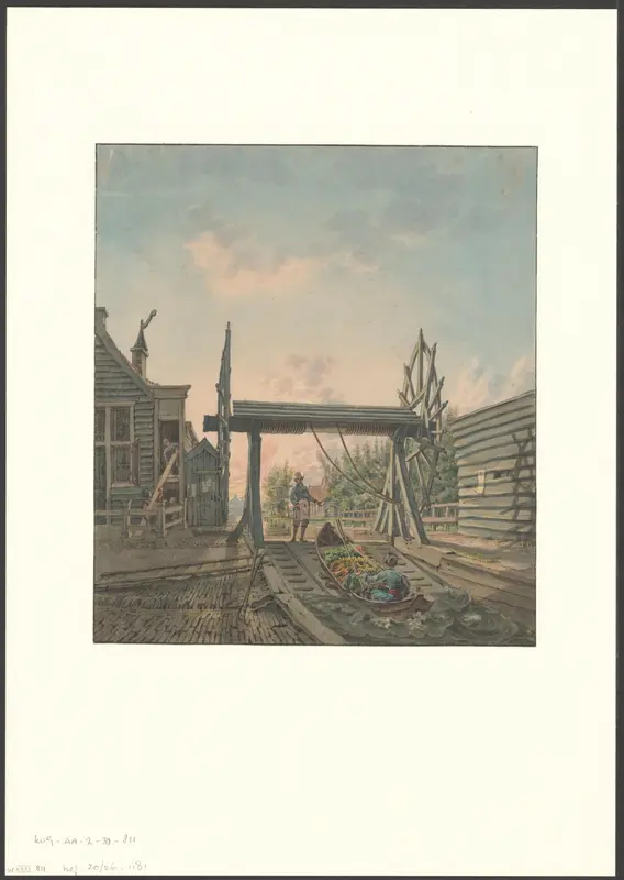 Gezicht op de overhaal aan de Overtoom Wall Art by Unknown - High-Resolution Digital Print
