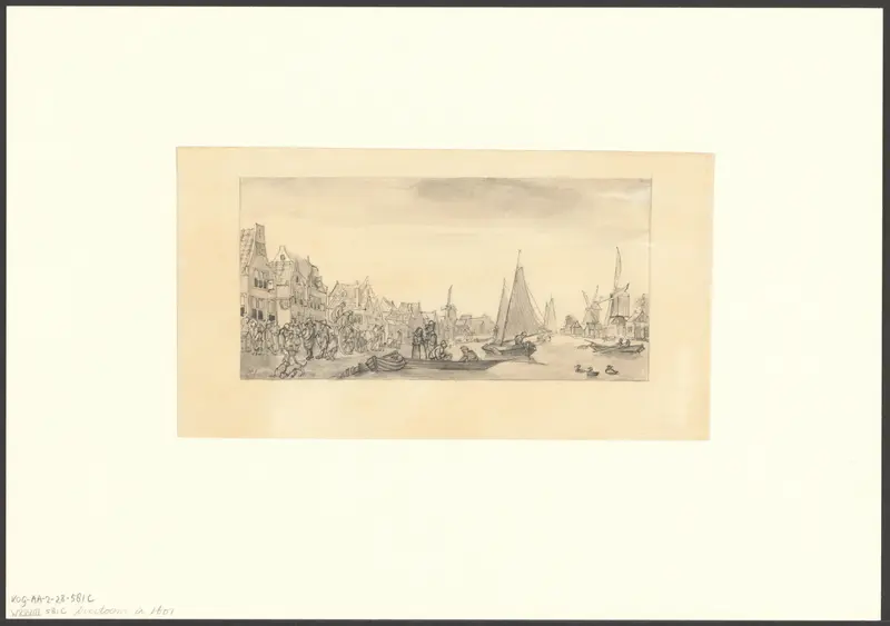 Gezicht op de Overtoom Wall Art by Unknown - High-Resolution Digital Print