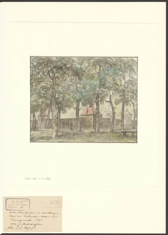Gezicht op de Plantage Franselaan Wall Art by Unknown - High-Resolution Digital Print