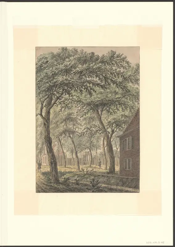 Gezicht op de Plantagebuurt Wall Art by Jacobus Kops - High-Resolution Digital Print