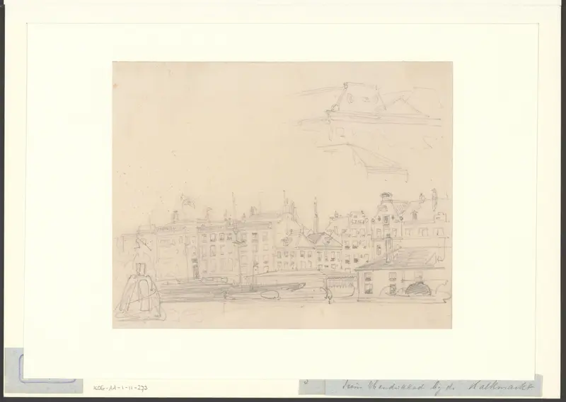 Gezicht op de Prins Hendrikkade Wall Art by anonymous - High-Resolution Digital Print