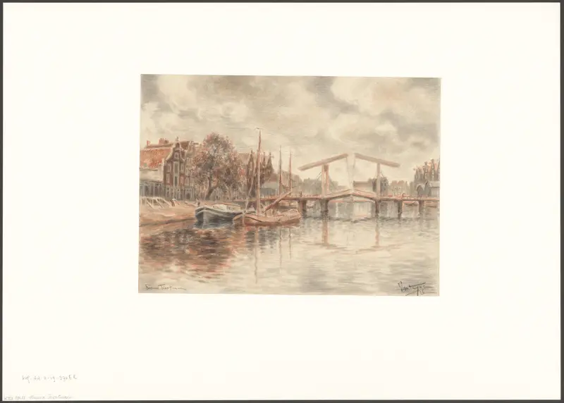 Gezicht op de Prinseneilandsgracht Wall Art by Unknown - High-Resolution Digital Print