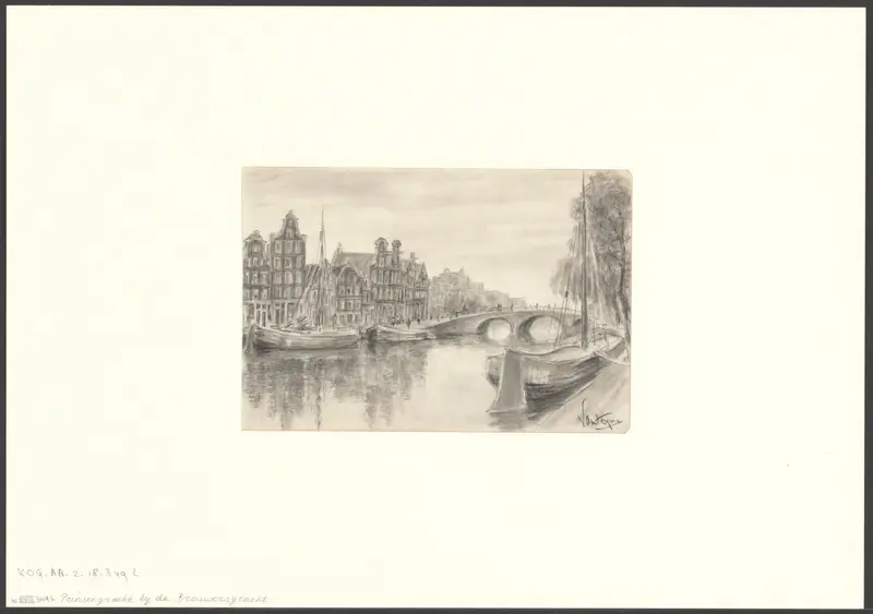Gezicht op de Prinsengracht bij de Brouwersgracht Wall Art by Unknown - High-Resolution Digital Print