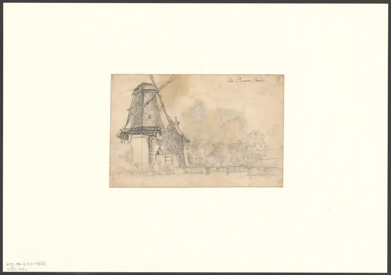 Gezicht op de Raampoort Wall Art by Unknown - High-Resolution Digital Print