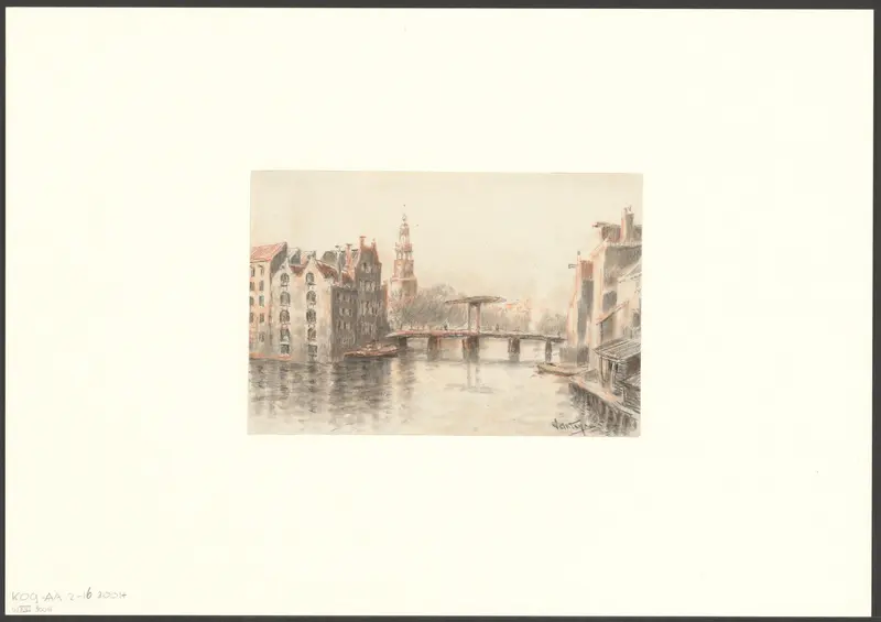Gezicht op de Rapenburgwal Wall Art by Unknown - High-Resolution Digital Print