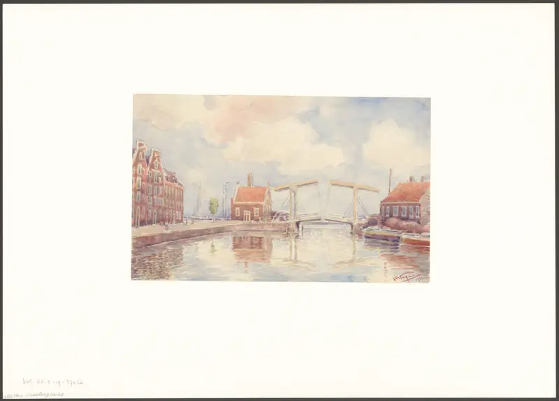 Gezicht op de Realengracht Wall Art by Unknown - High-Resolution Digital Print
