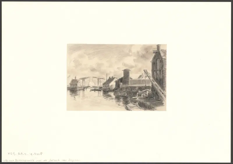 Gezicht op de Realengracht Wall Art by Anthonie van Teijn - High-Resolution Digital Print