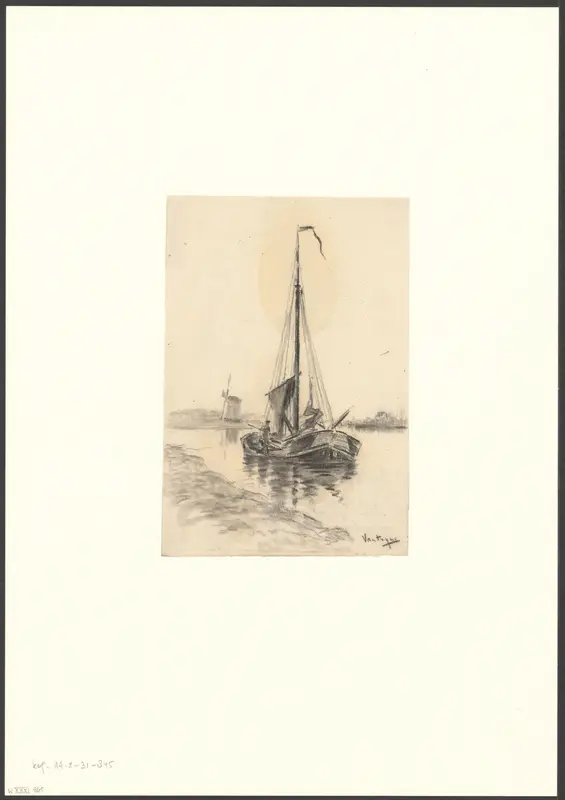 Gezicht op de Ringvaart nabij de Schinkel Wall Art by Unknown - High-Resolution Digital Print