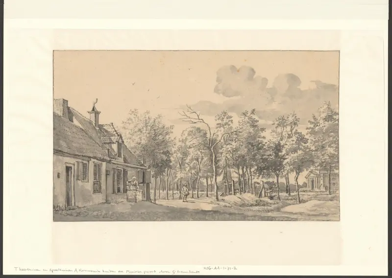 Gezicht op de Roomtuintjes en de Muiderpoort Wall Art by Unknown - High-Resolution Digital Print