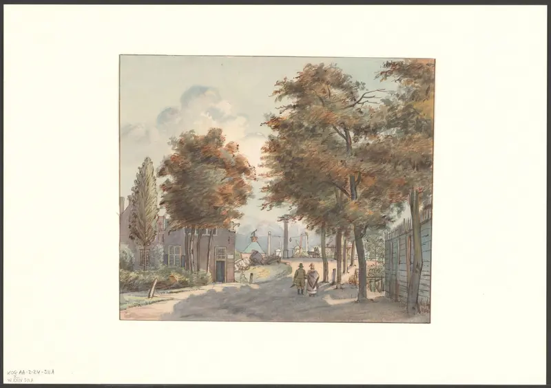 Gezicht op de Sarphatistraat Wall Art by Unknown - High-Resolution Digital Print
