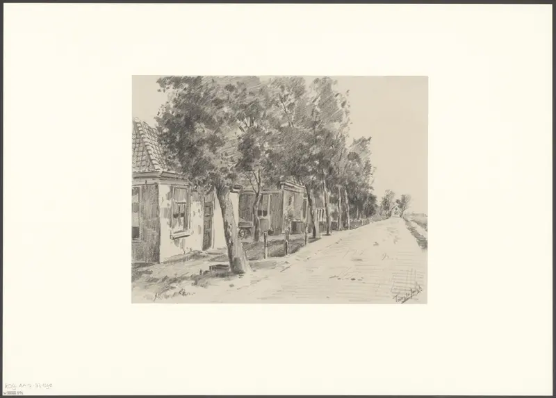 Gezicht op de Schagerlaan Wall Art by Unknown - High-Resolution Digital Print