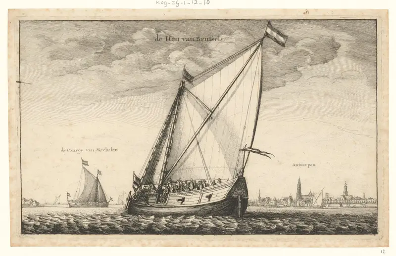Gezicht op de Schelde bij Antwerpen Wall Art by Unknown - High-Resolution Digital Print