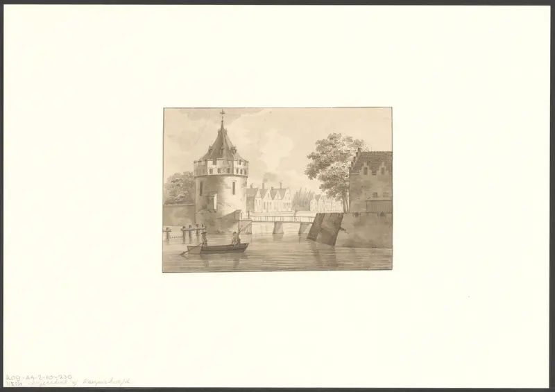 Gezicht op de Schreierstoren Wall Art by Unknown - High-Resolution Digital Print