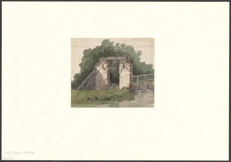 Gezicht op de Singelgracht en de Raampoort Wall Art by Unknown - High-Resolution Digital Print