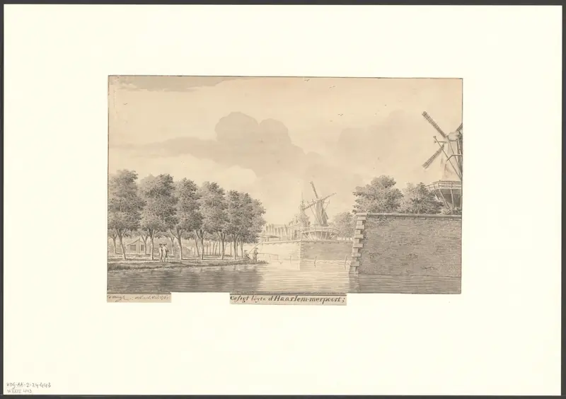 Gezicht op de Singelgracht Wall Art by Unknown - High-Resolution Digital Print