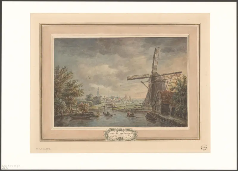 Gezicht op de Slatuinen Wall Art by Unknown - High-Resolution Digital Print