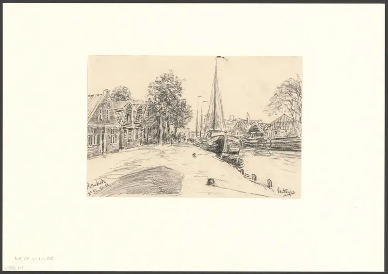 Gezicht op de Sloterkade Wall Art by Unknown - High-Resolution Digital Print