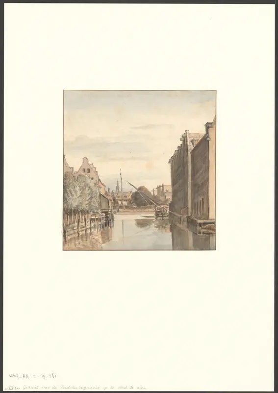 Gezicht op de Smallepadsgracht Wall Art by Unknown - High-Resolution Digital Print