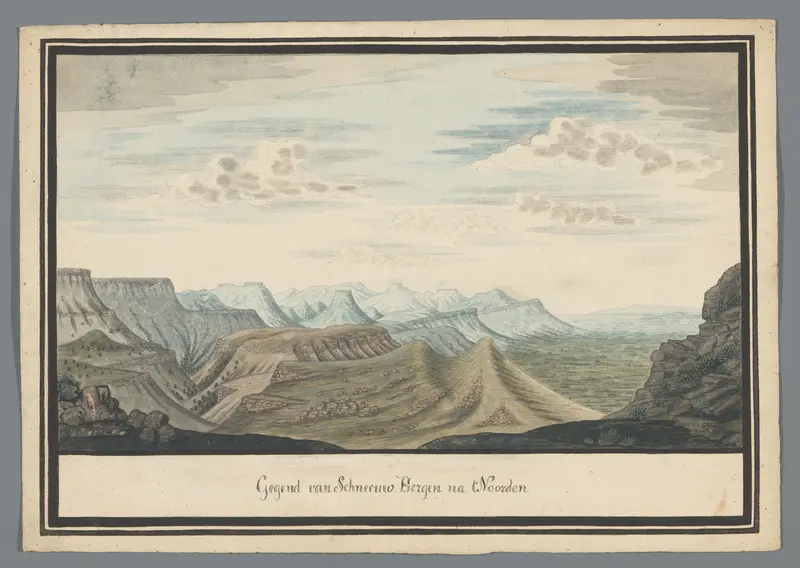 Gezicht op de Sneeuberge Wall Art by Johannes Schumacher - High-Resolution Digital Print