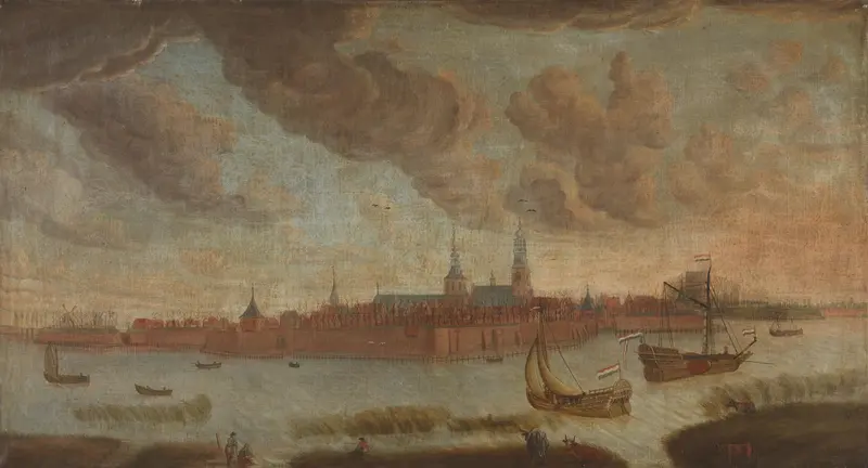 Gezicht op de stad Heusden Wall Art by anonymous - High-Resolution Digital Print