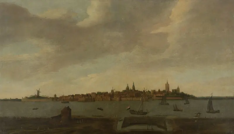 Gezicht op de stad Heusden Wall Art by Unknown - High-Resolution Digital Print