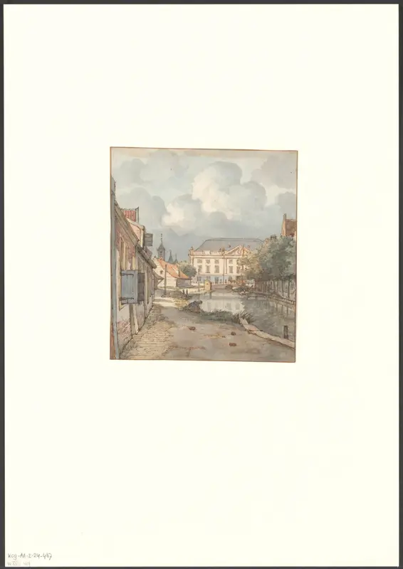 Gezicht op de Stadsschouwburg en de Leidsepoort Wall Art by Unknown - High-Resolution Digital Print