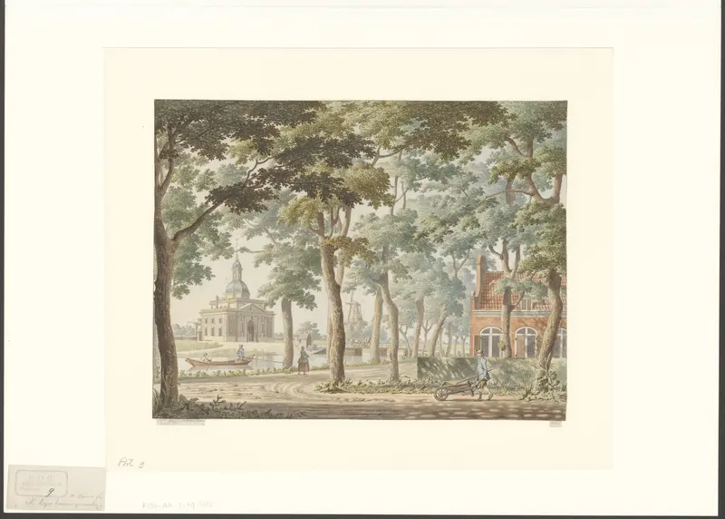 Gezicht op de Tweede Muiderpoort te Amsterdam Wall Art by Unknown - High-Resolution Digital Print