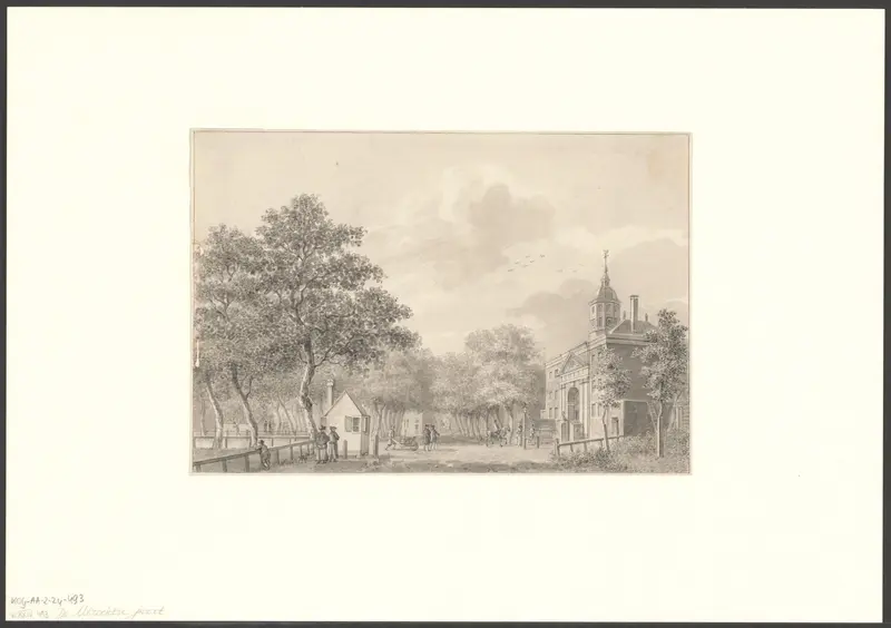 Gezicht op de Utrechtsepoort Wall Art by anonymous - High-Resolution Digital Print