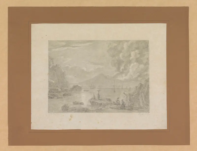 Gezicht op de Vesuvius Wall Art by Unknown - High-Resolution Digital Print