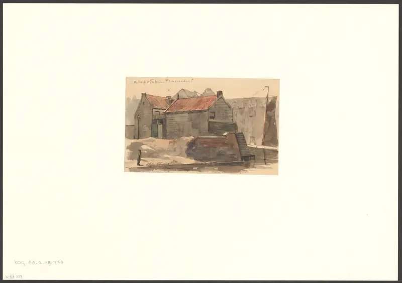 Gezicht op de werf 't Fortuin op het Prinseneiland Wall Art by Unknown - High-Resolution Digital Print