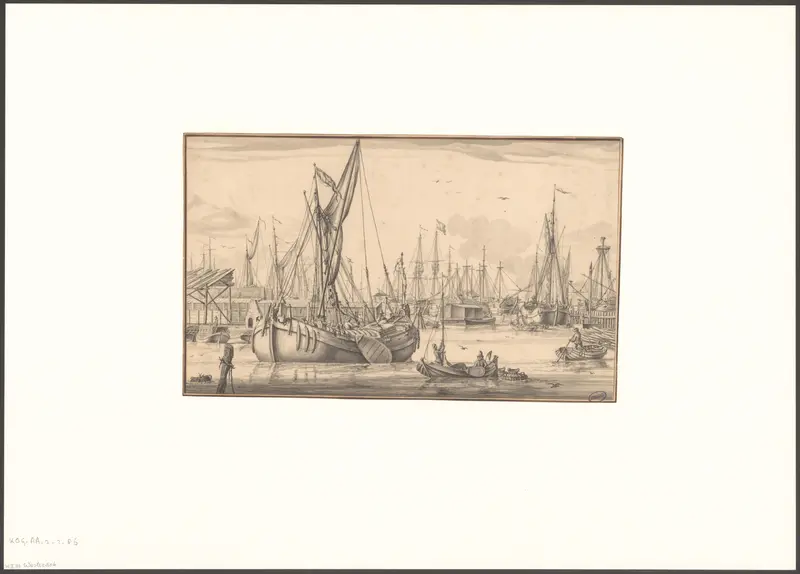 Gezicht op de Westerdok Wall Art by Pieter Idserts - High-Resolution Digital Print