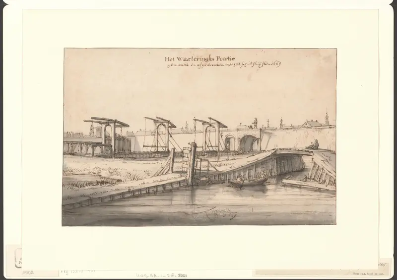 Gezicht op de Weteringpoort Wall Art by Unknown - High-Resolution Digital Print