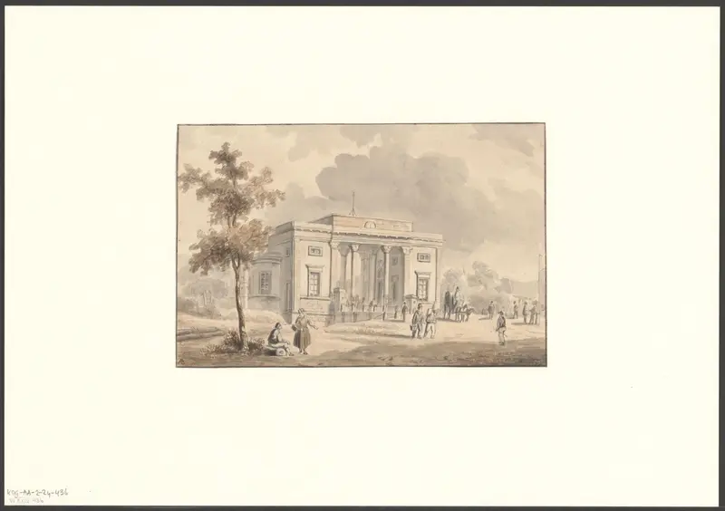 Gezicht op de Willemspoort Wall Art by Unknown - High-Resolution Digital Print