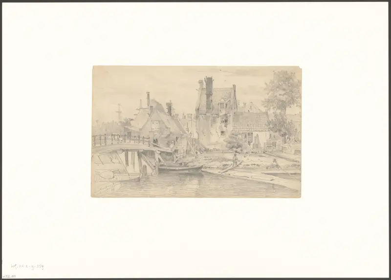 Gezicht op de Zoutkeetsgracht Wall Art by Unknown - High-Resolution Digital Print
