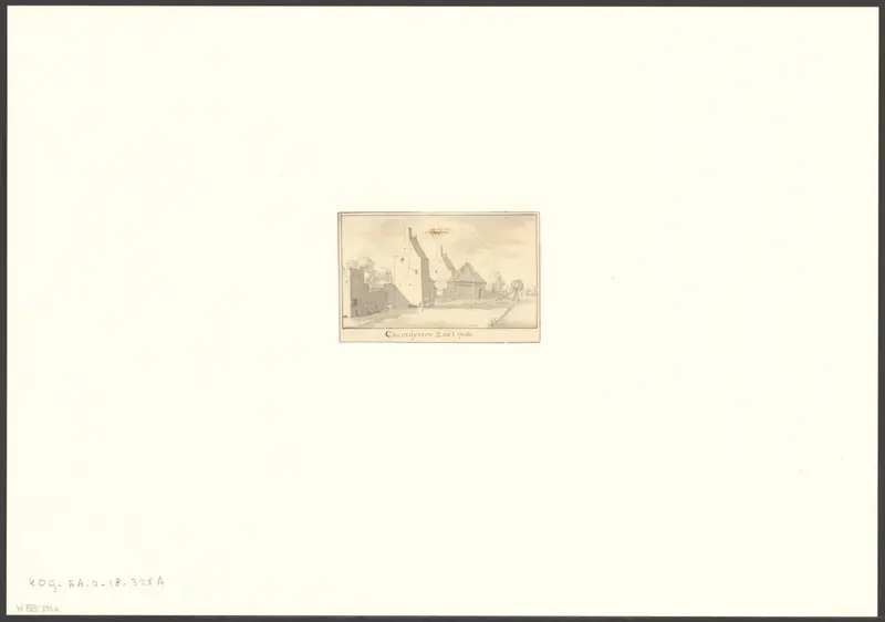 Gezicht op de zuidzijde van het Kartuizerklooster te Amsterdam Wall Art by Claes Jansz. Visscher (II) - High-Resolution Digital Print