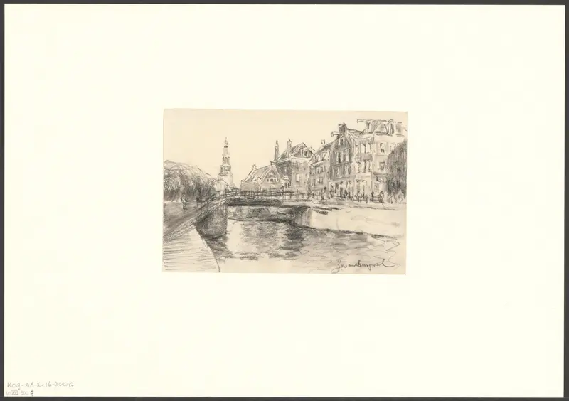 Gezicht op de Zwanenburgwal Wall Art by Anthonie van Teijn - High-Resolution Digital Print