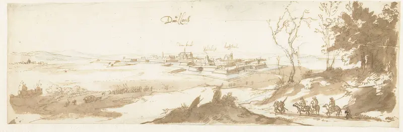 Gezicht op Doullens Wall Art by Jan Peeters (I) - High-Resolution Digital Print